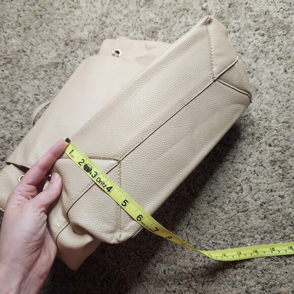 Kenneth Cole Tan Beige Backpack Purse - Picture 9 of 10
